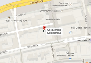 Gefäßpraxis Kampstraße auf GoogleMaps